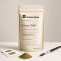 Kratom-Blattpulver · Sortimentsgruppe Green · Materialcode SG · Blattarchiv 01 · Green Bali