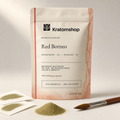 Kratom leaf powder · Material group Red · Material code RB · Leaf Archive 07 · Red Borneo