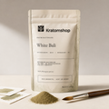 Kratom-Blattpulver · Sortimentsgruppe White · Materialcode GW · Blattarchiv 10 · White Bali