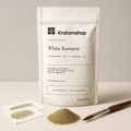 Kratom-Blattpulver · Sortimentsgruppe White · Materialcode WD · Blattarchiv 09 · White Sumatra