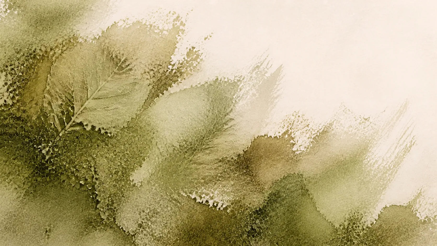 Abstraktes Materialmotiv in natürlichen Blatt- und Erdtönen – Kratom